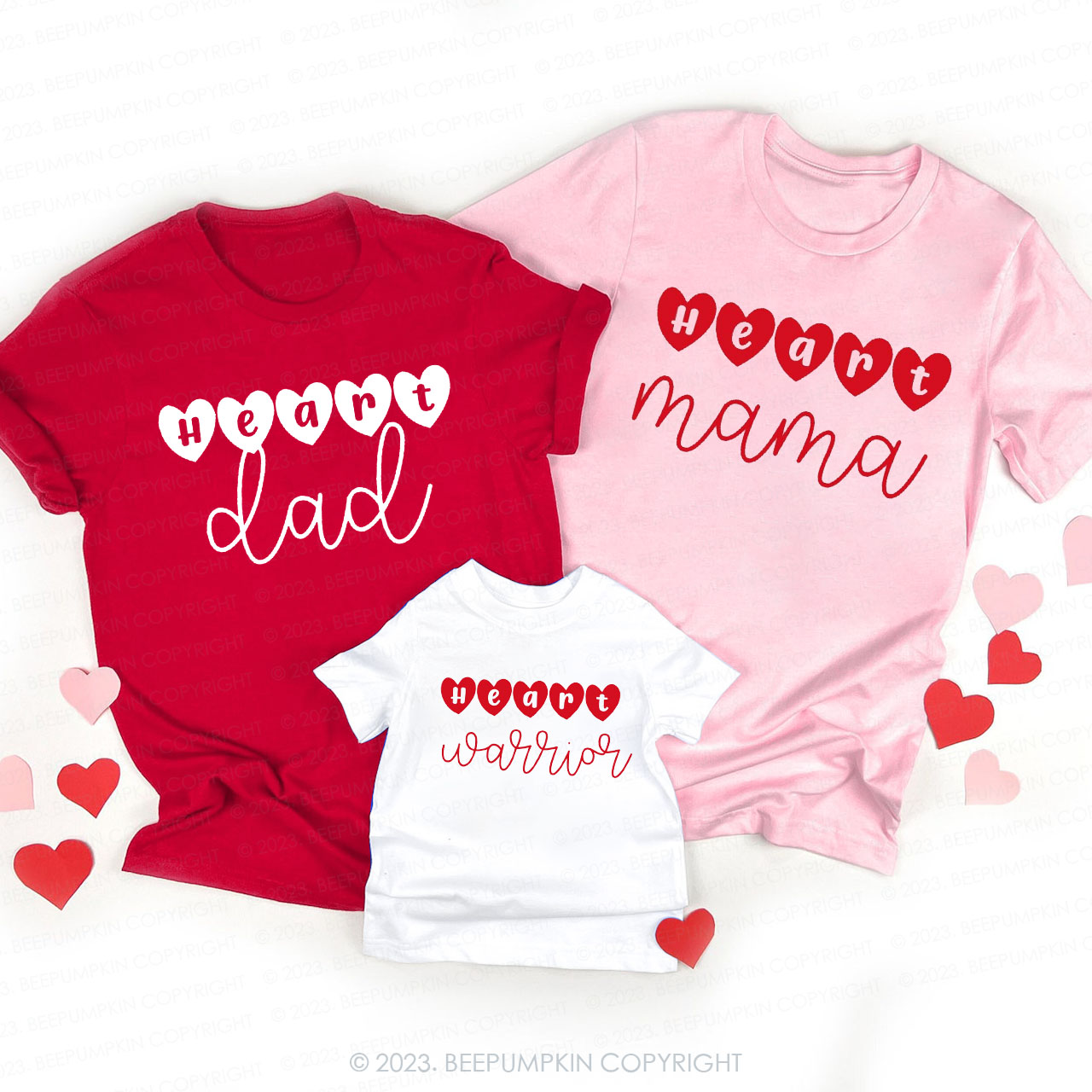 Heart Warrior Matching Valentine��s Shirts