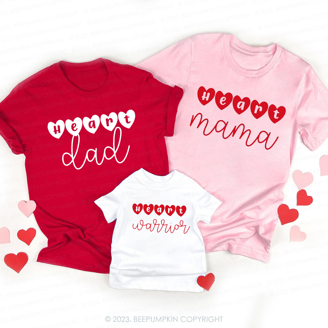 Heart Warrior Matching Valentine��s Shirts