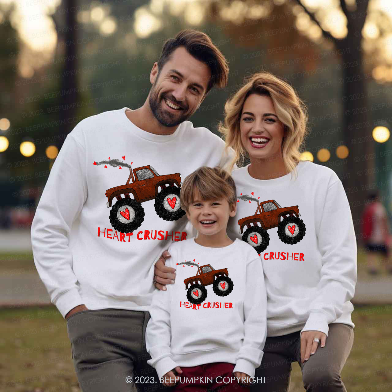 Heart Crusher Matching Valentine��s Sweatshirt