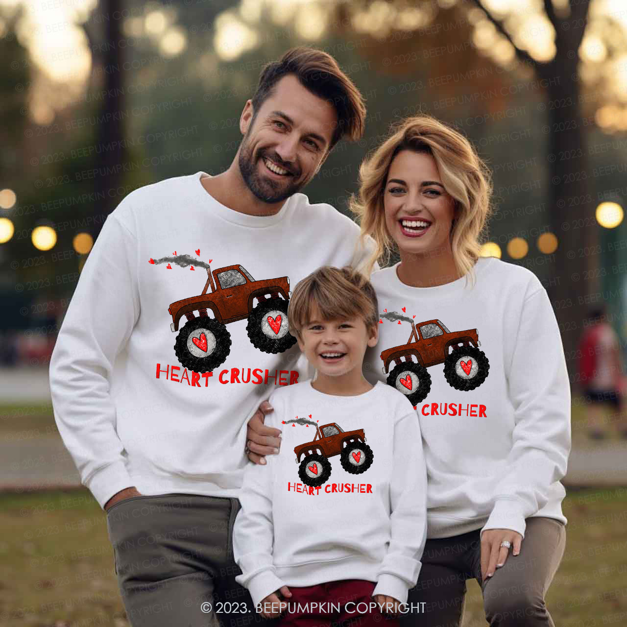 Heart Crusher Matching Valentine��s Sweatshirt