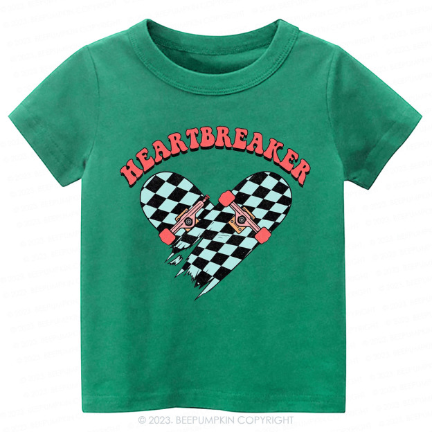 Heart Breaker Valentines Day Kids Tees