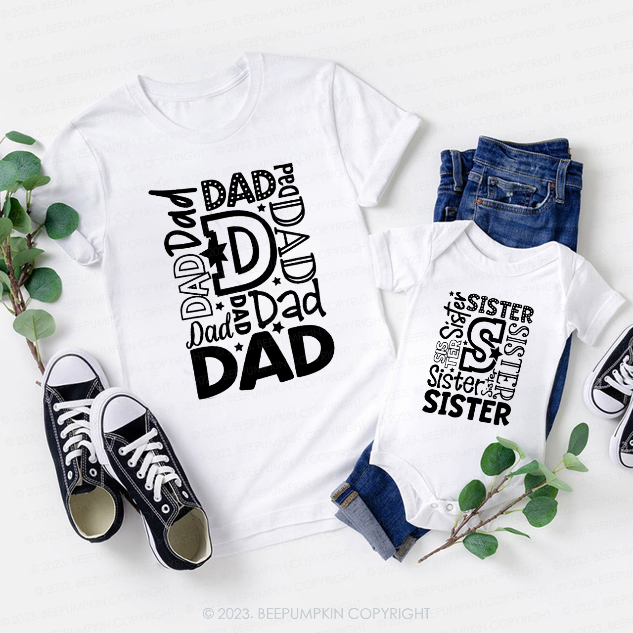 Funny Piece Family Name Matching Shirts