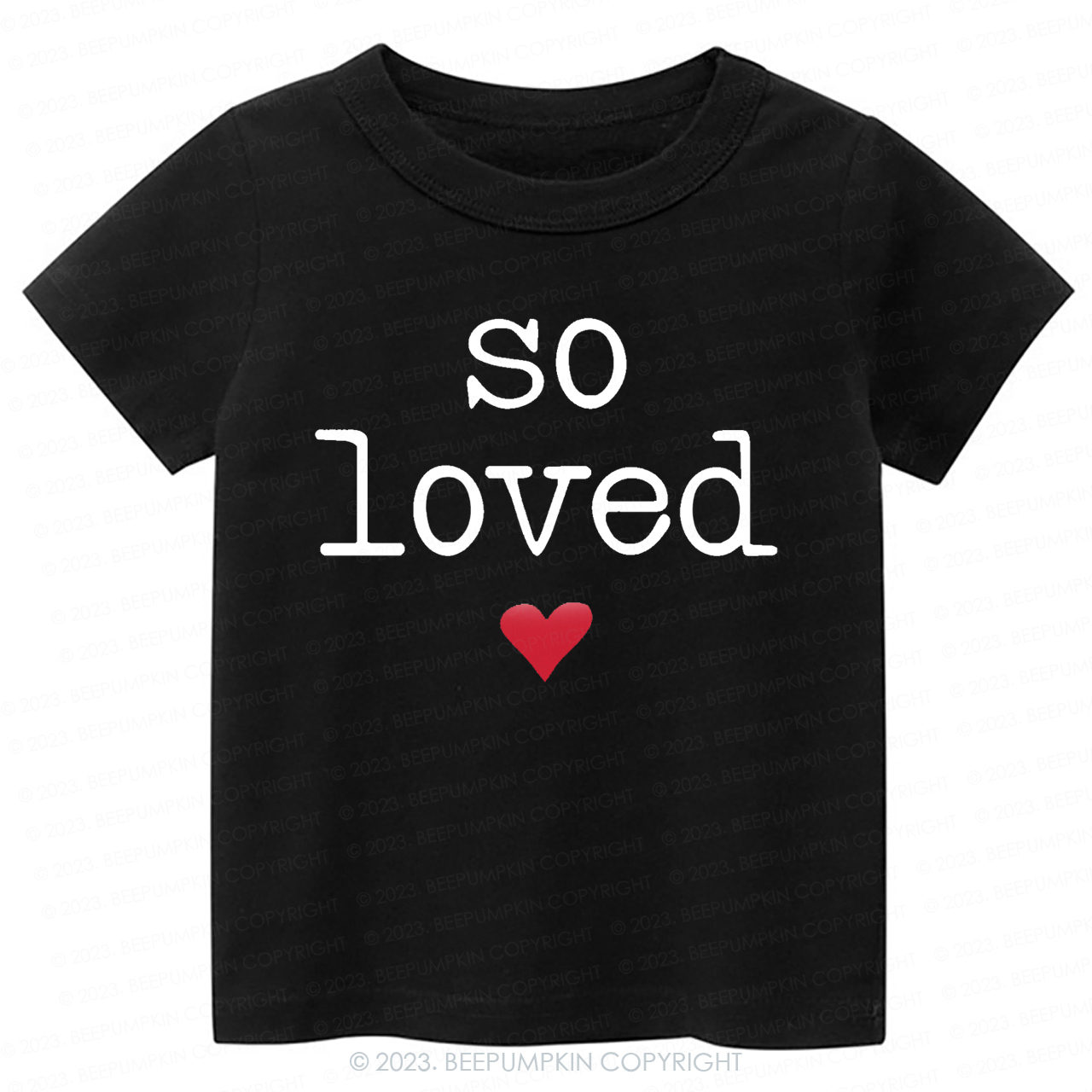 So Loved Valentine's Day-Toddler Tees