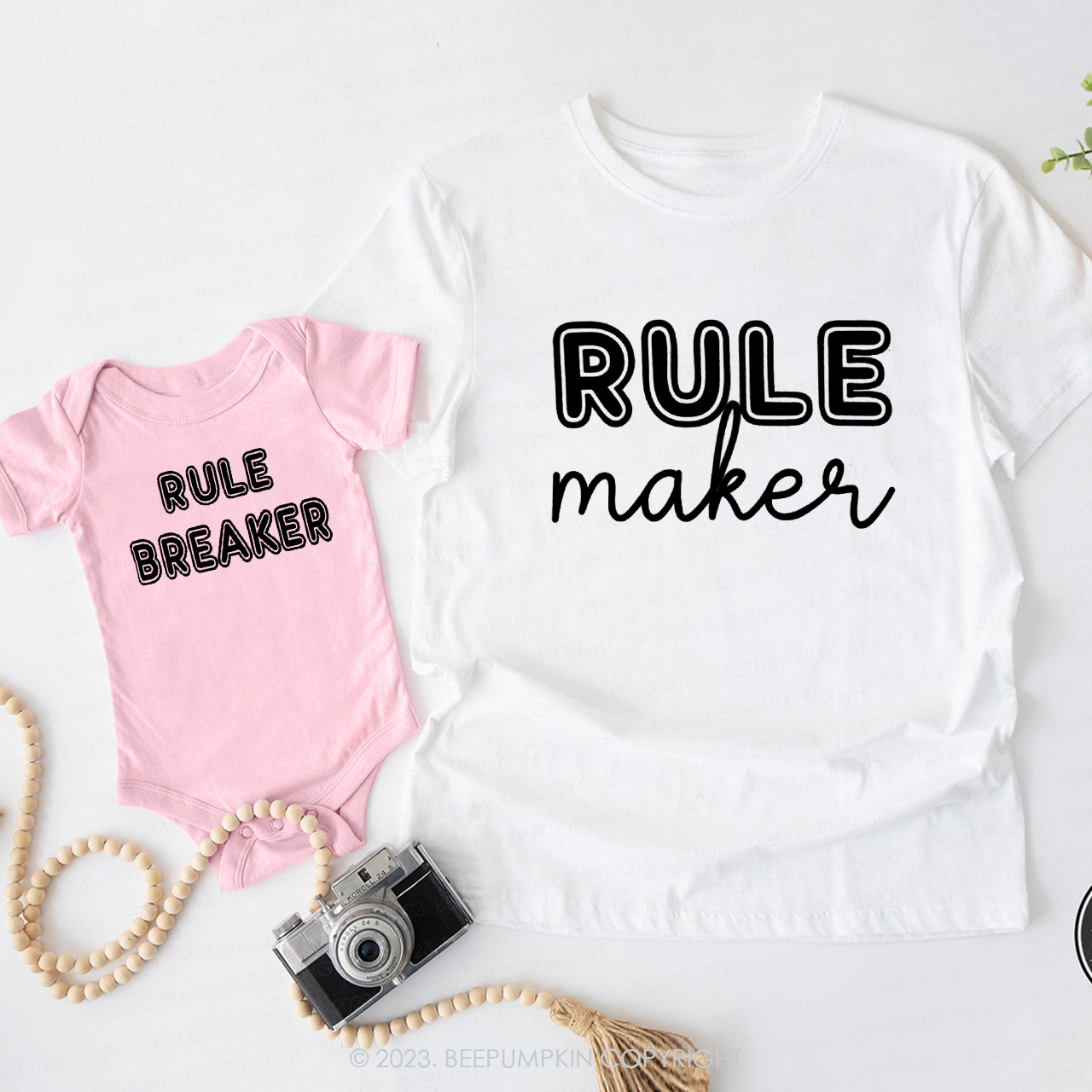 Rule Maker Breaker Dad & Me Matching T-Shirts