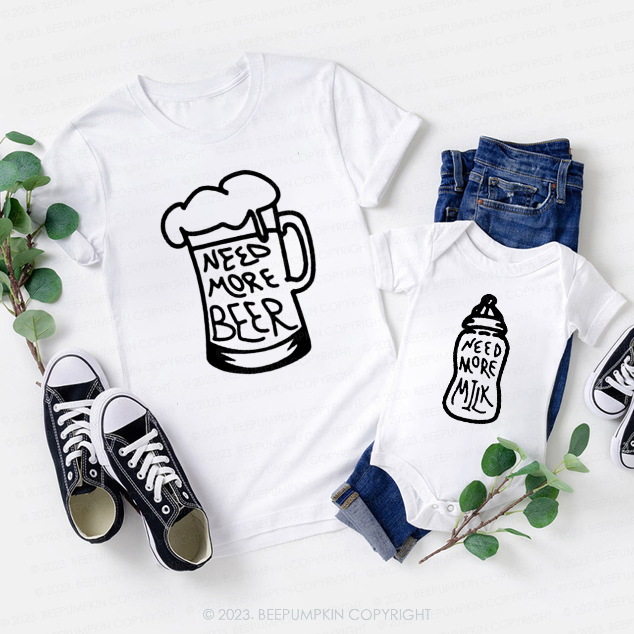 Need More Drinks Family Matching Shirts