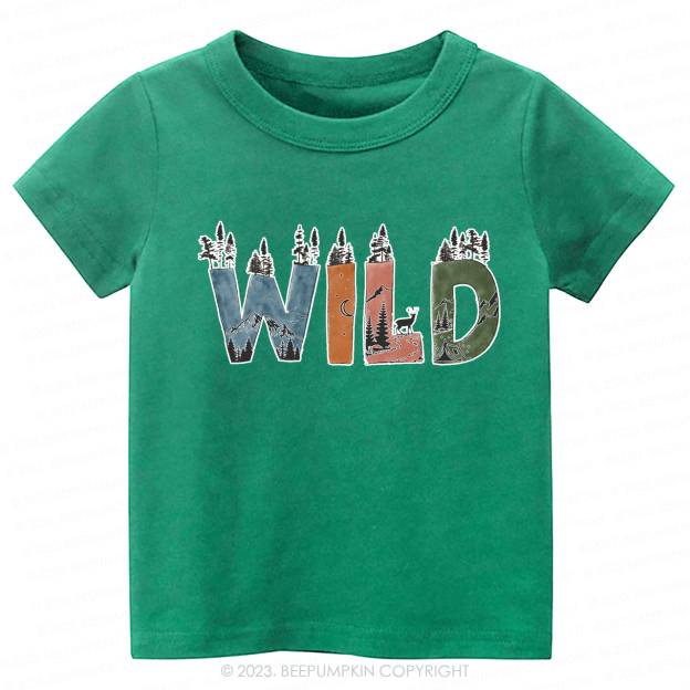 Wild Hiking Outdoors Adventure -Toddler Tees