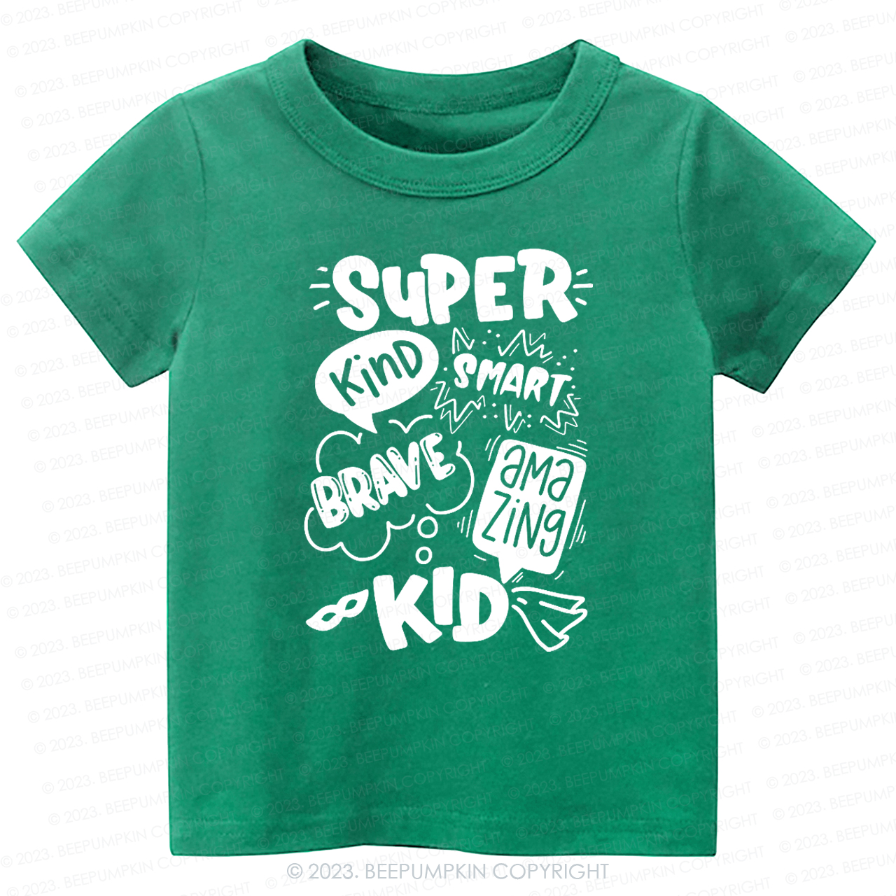 Super Hero Brave Kind Smash -Toddler Tees