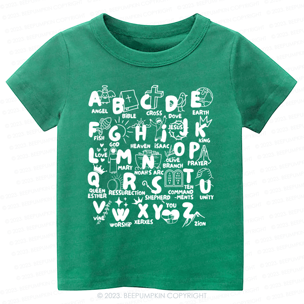 Biblical Alphabet Cut File-Toddler Tees