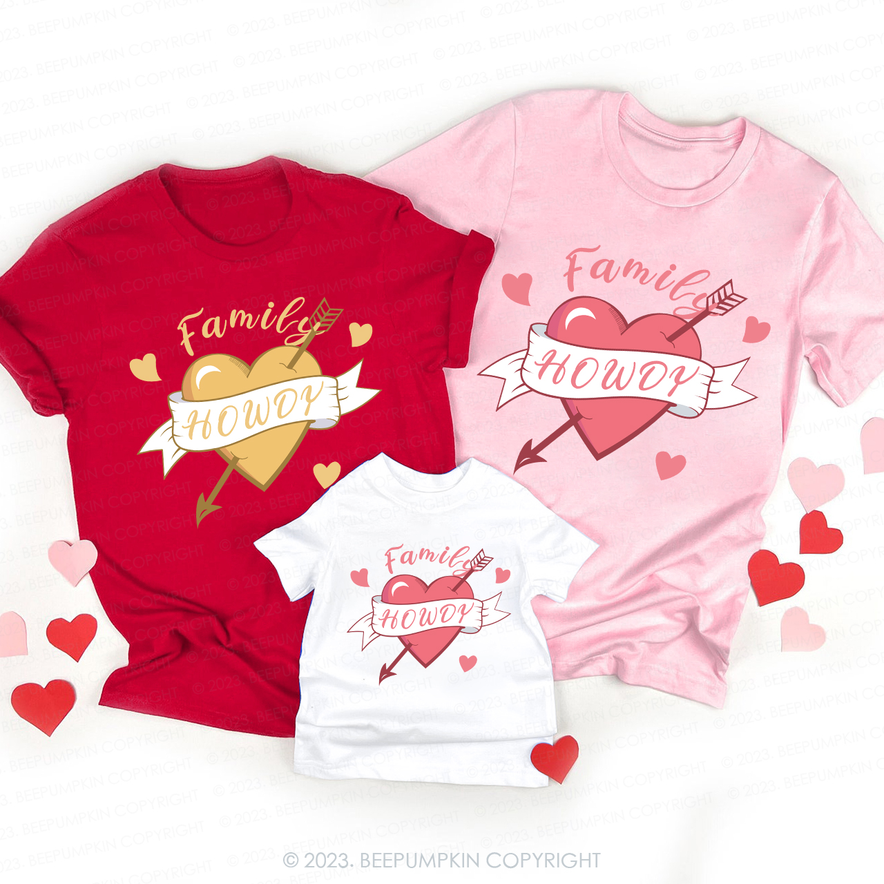 Howdy Sweet Candy Love Valentine Party Matching Shirts