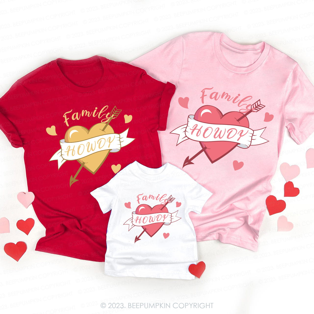 Howdy Sweet Candy Love Valentine Party Matching Shirts