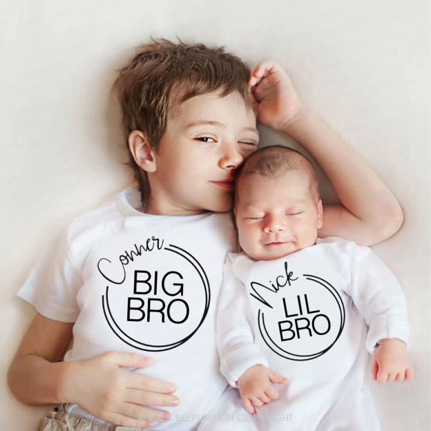 Big Brother And Little Brother Matching Sibling Shirts