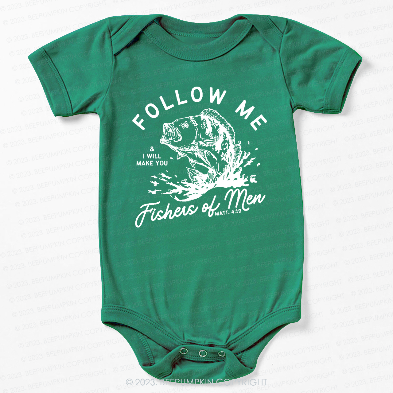 Follow Me Fishers Of Men Bodysuit For Baby
