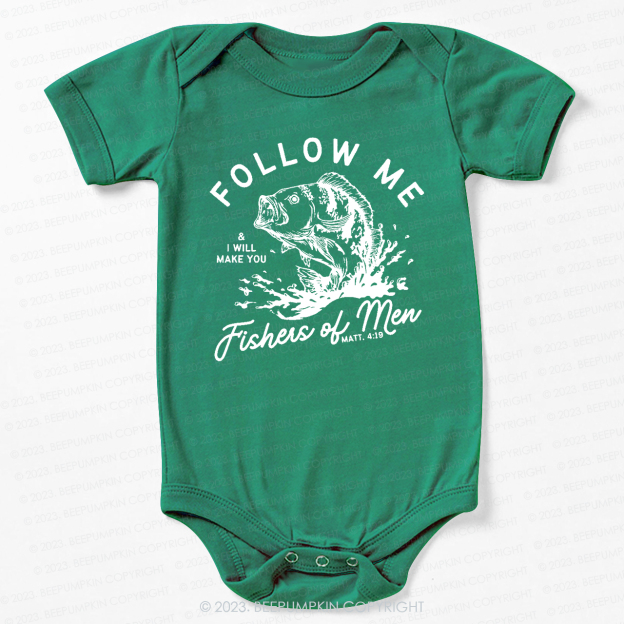 Follow Me Fishers Of Men Bodysuit For Baby
