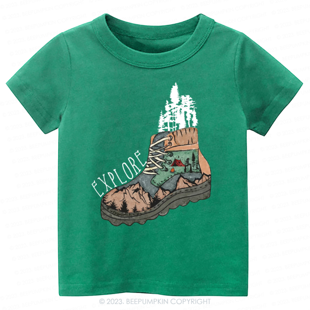  Adventure Explore Hiking Outdoors -Toddler Tees