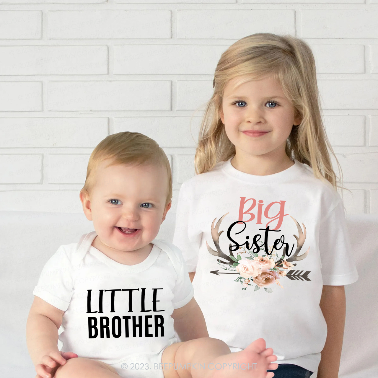 Sister Brother Matching Sibling Shirts