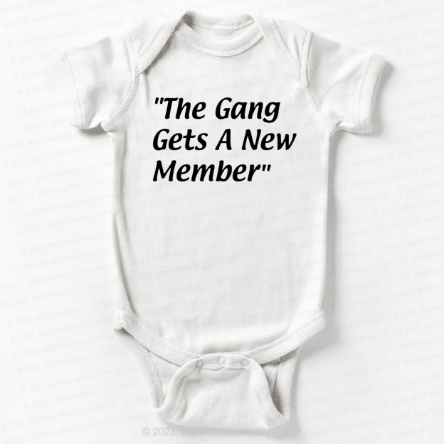 The Gang Gets A New Member Bodysuit For Baby