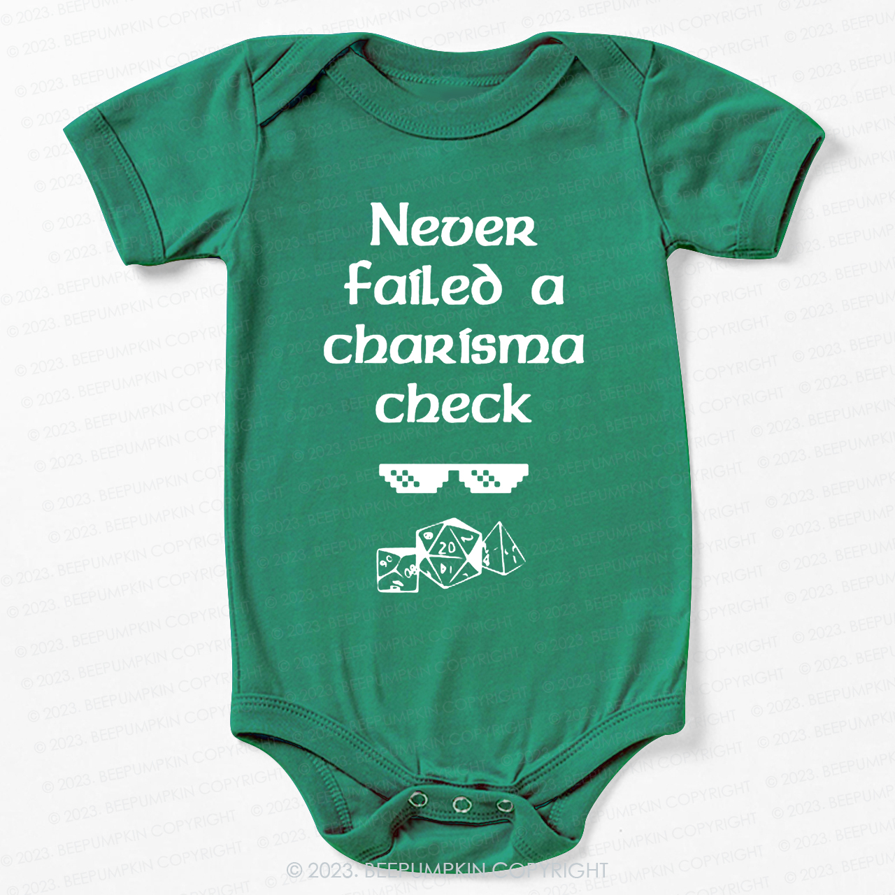A Charisma check Bodysuit For Baby