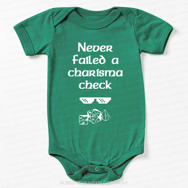 A Charisma check Bodysuit For Baby