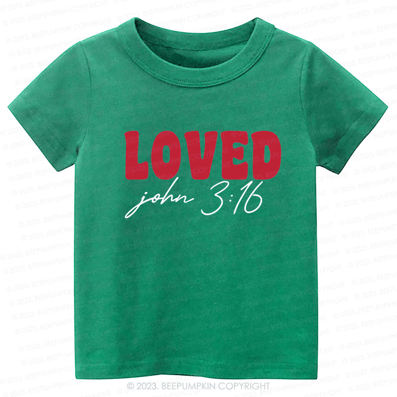 Loved Christian Retro Toddler -Toddler Tees