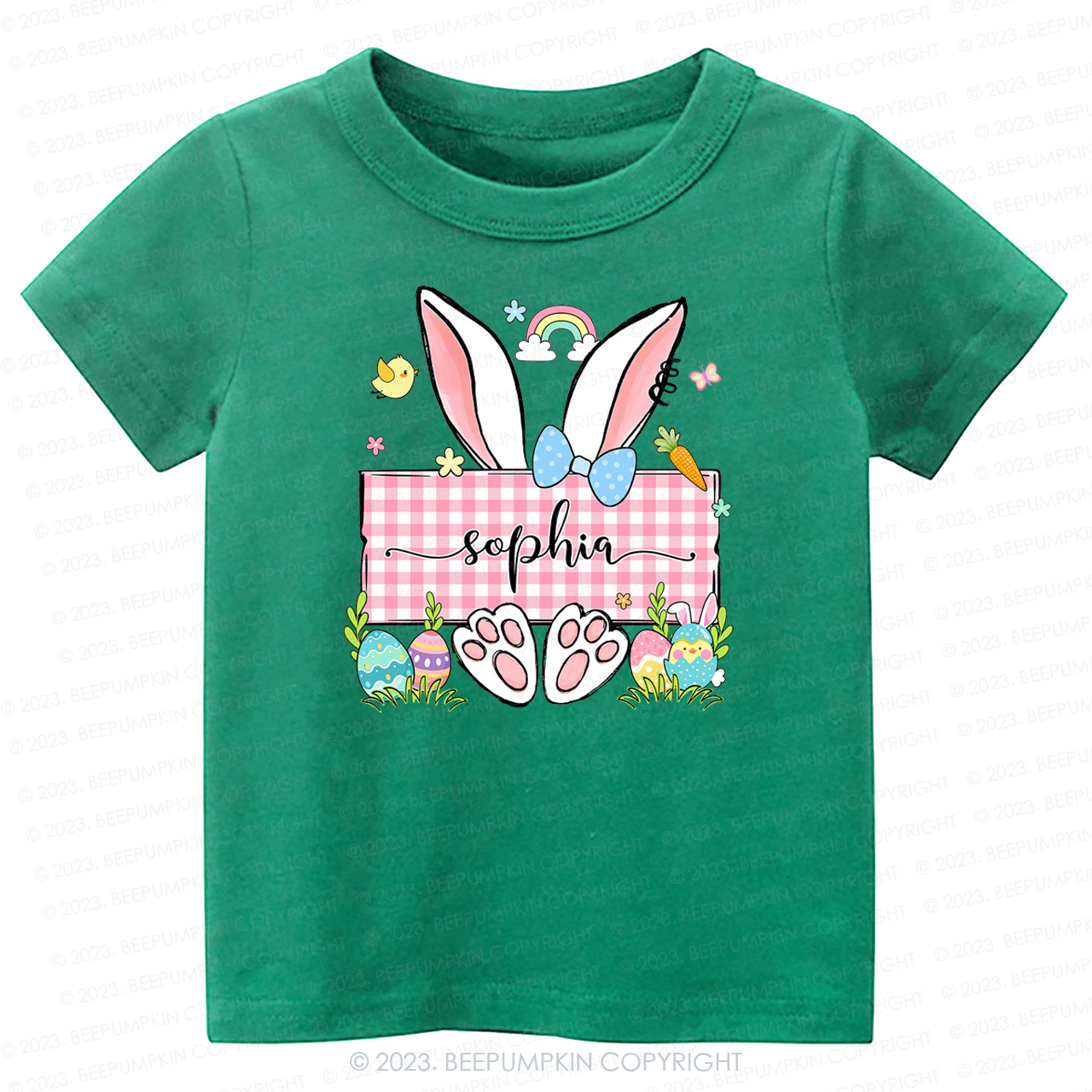 Personalized Name Easter Bunny -Toddler Tees