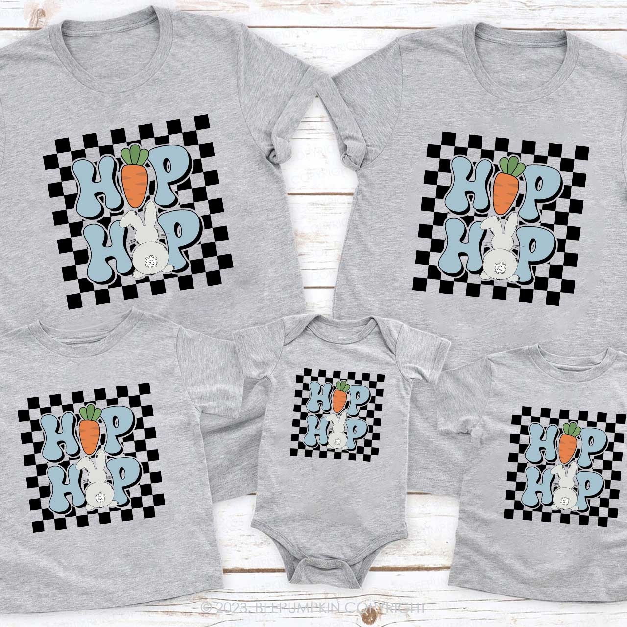 Hip Hop Cute Easter Matching Shirts