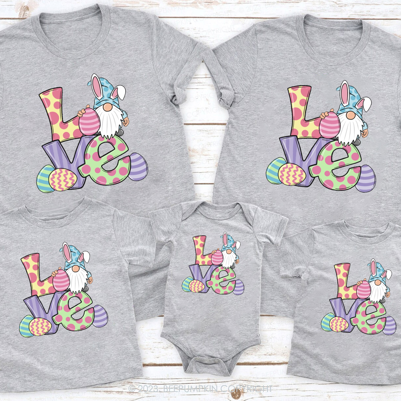 Love Elf Easter Matching Shirts