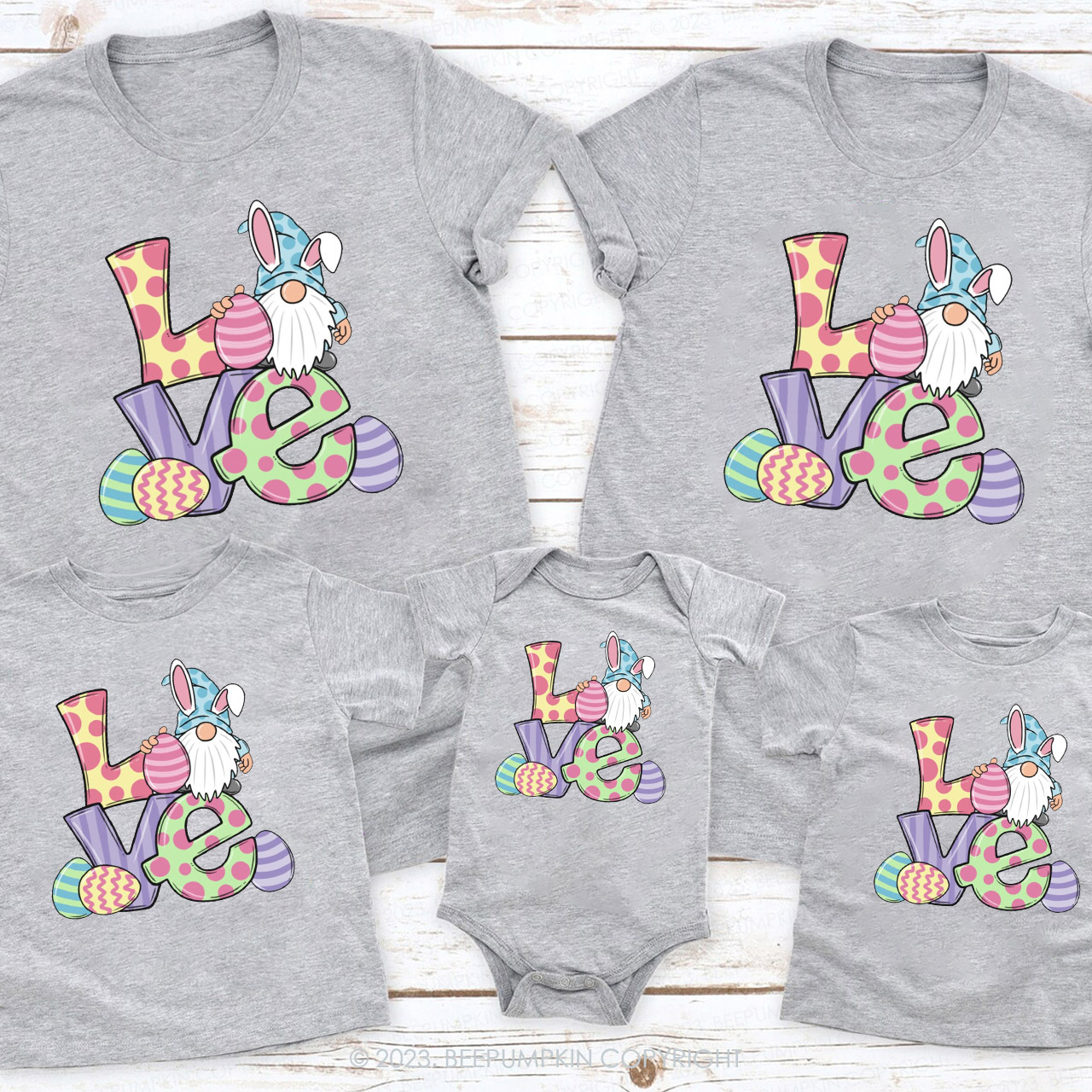 Love Elf Easter Matching Shirts