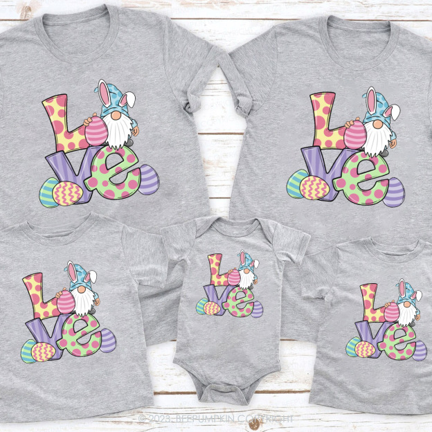 Love Elf Easter Matching Shirts