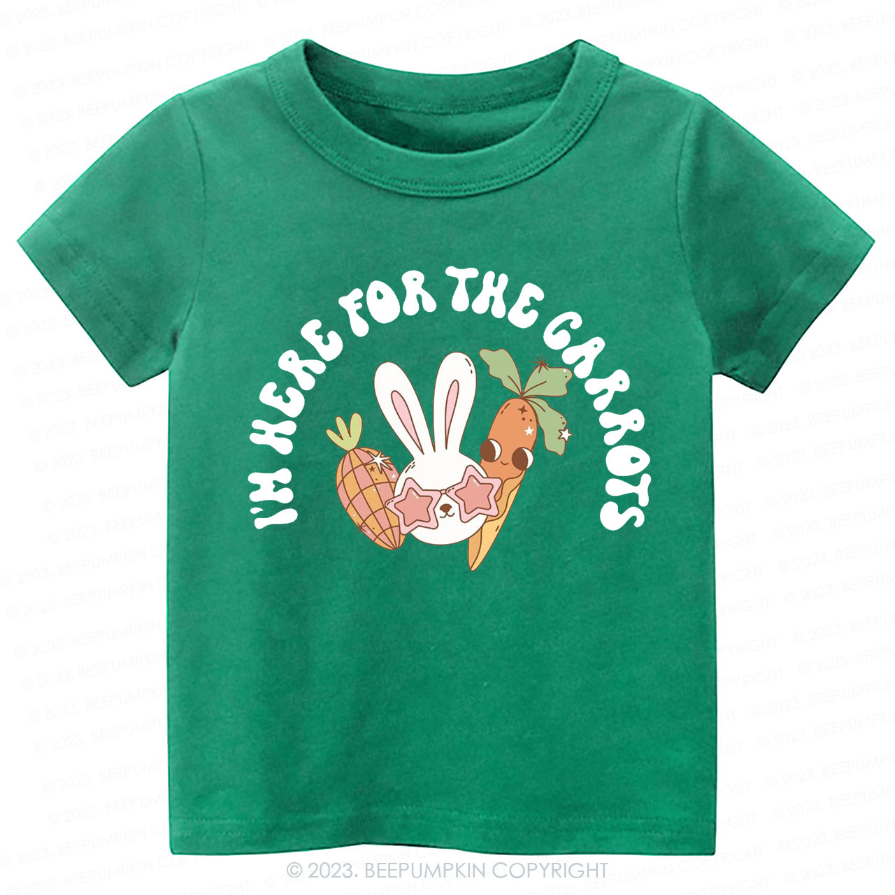 I'm Here For The Carrots Easter Bunny -Toddler Tees