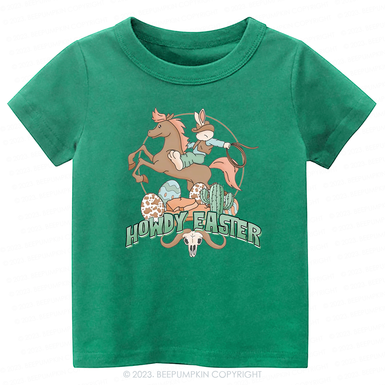 Howdy Easter Natural  -Toddler Tees