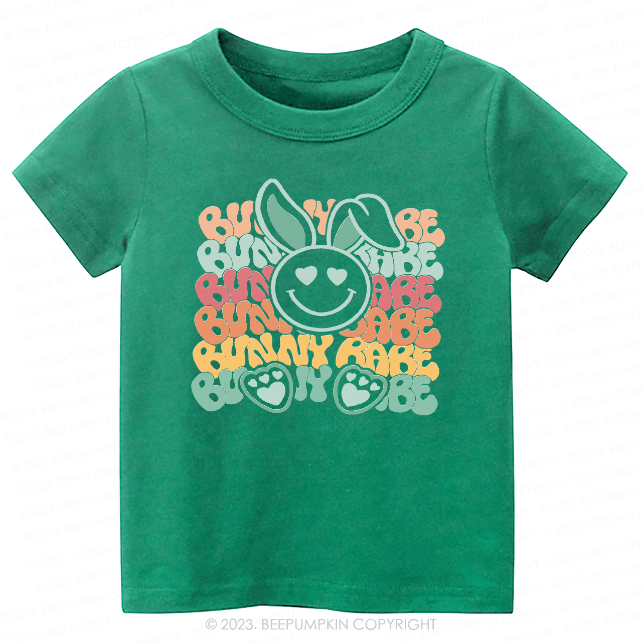 Cute Retro Graphic Bunny Babe -Toddler Tees