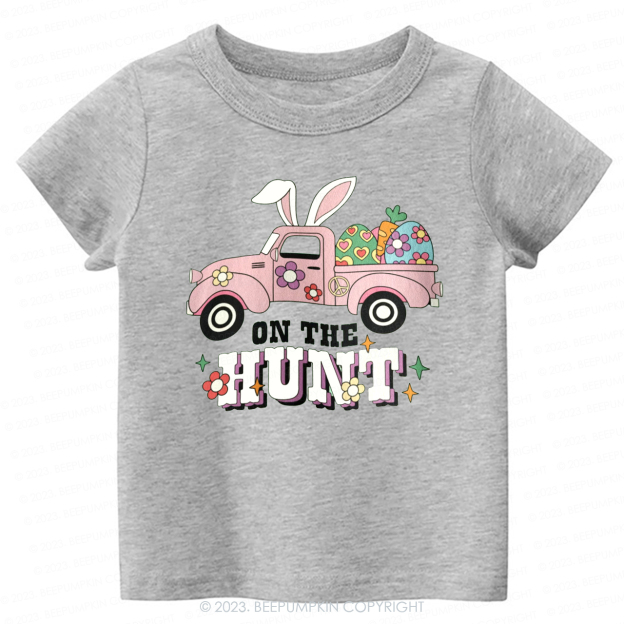 On The Hunt Easter Bunny And Car-Toddler Tees