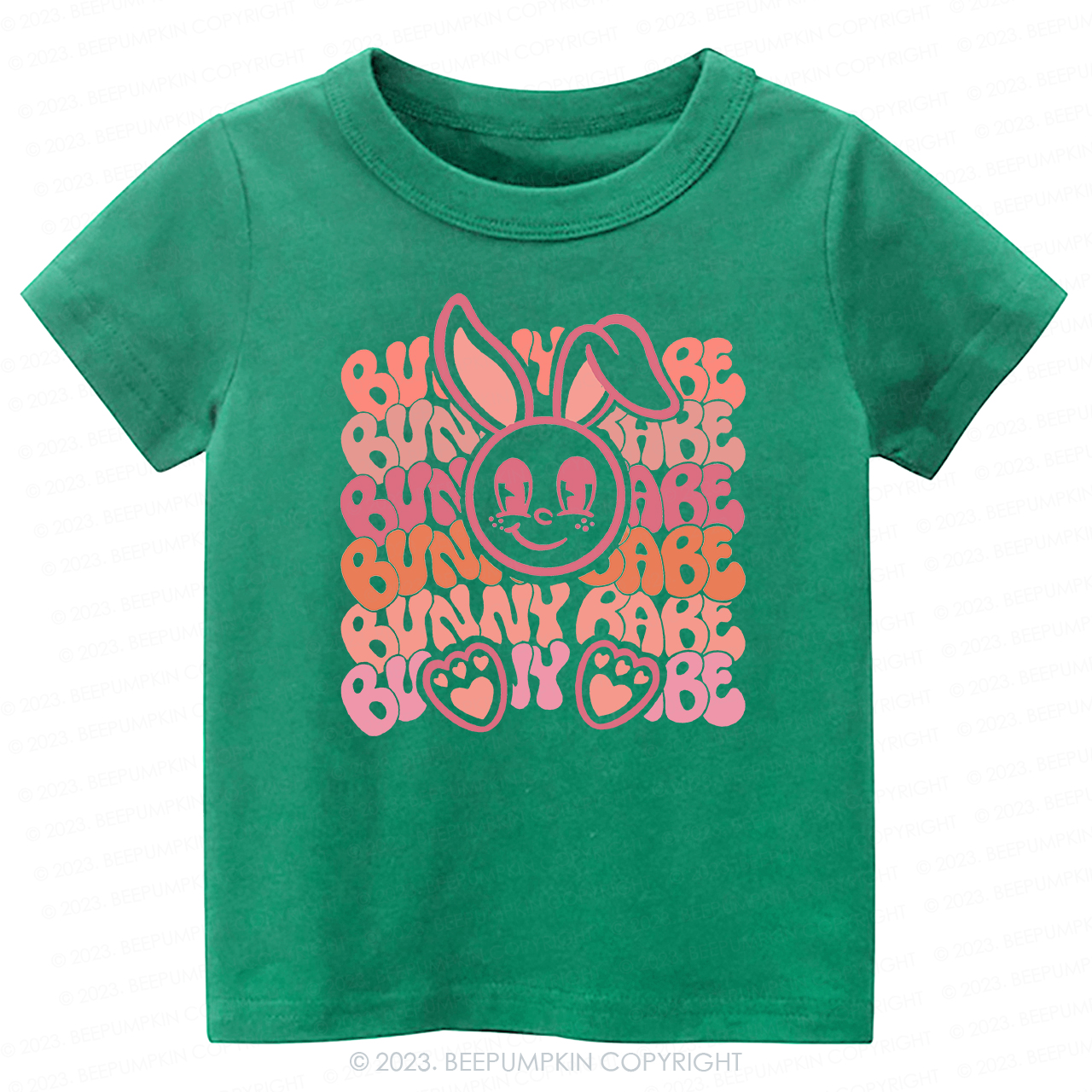 Big Eyes Bunny Babe Easter -Toddler Tees