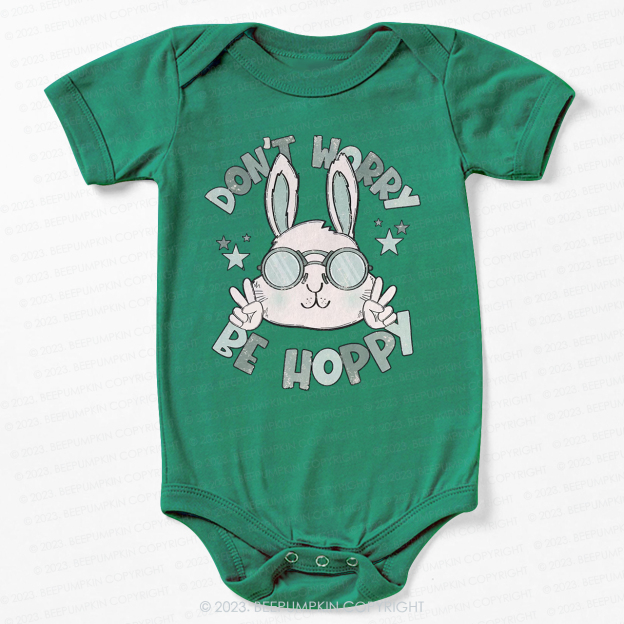 Don't Worry Be Hoppy Bodysuit For Baby
