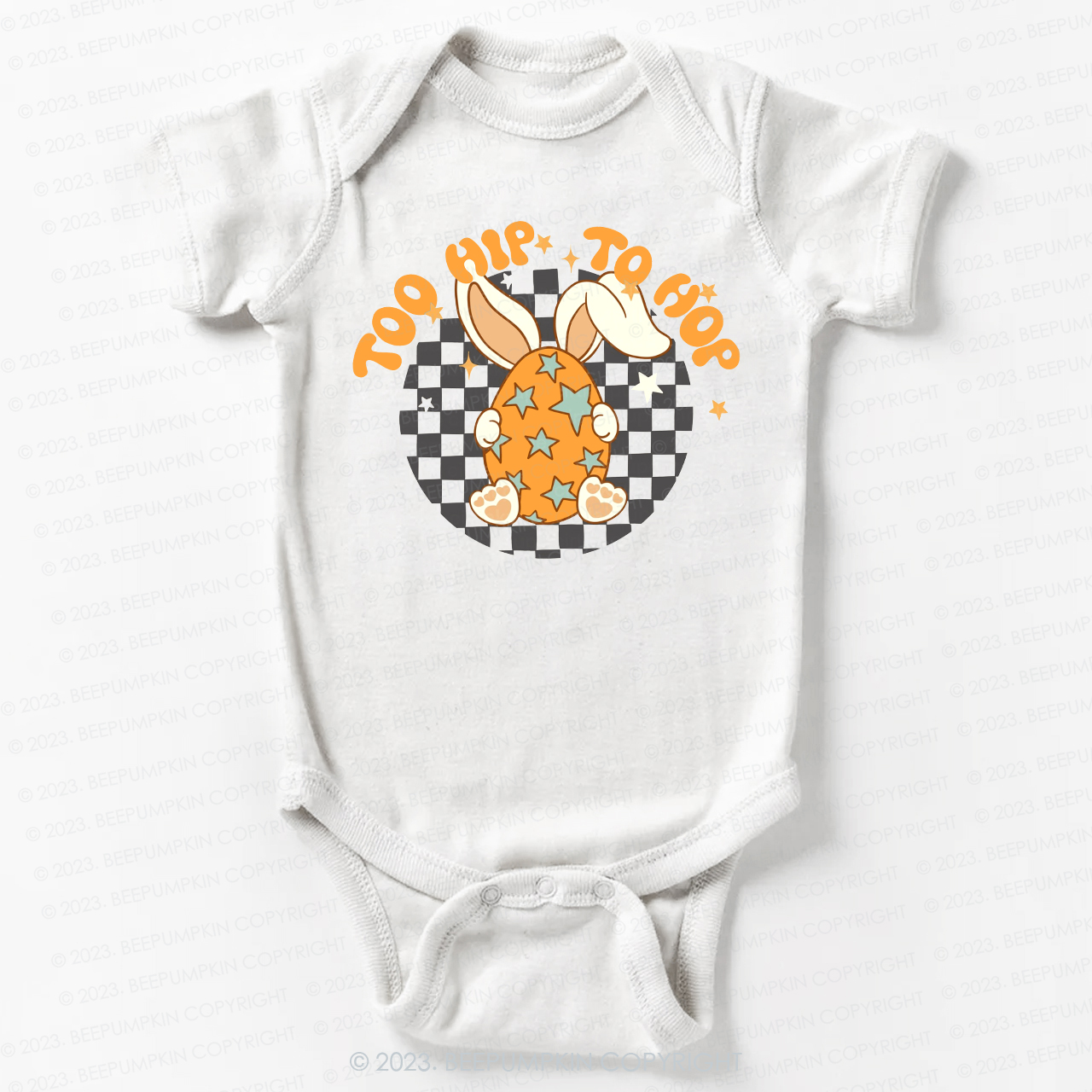 Hoppy Easter Too Hip To Hop Bodysuit For Baby