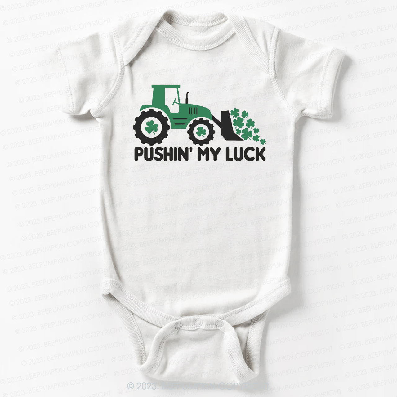 Pushing My Luck  St.Patricks Bodysuit For Baby