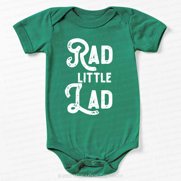 Rad little Lad St.Patricks Day Bodysuit For Baby