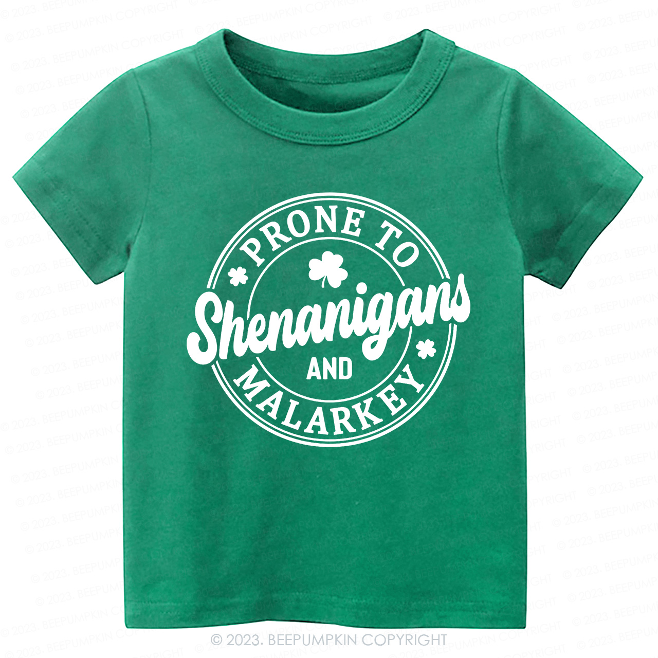 Prone To Shenanigans And Malarkey St.Patricks Day-Toddler&Kids Tees
