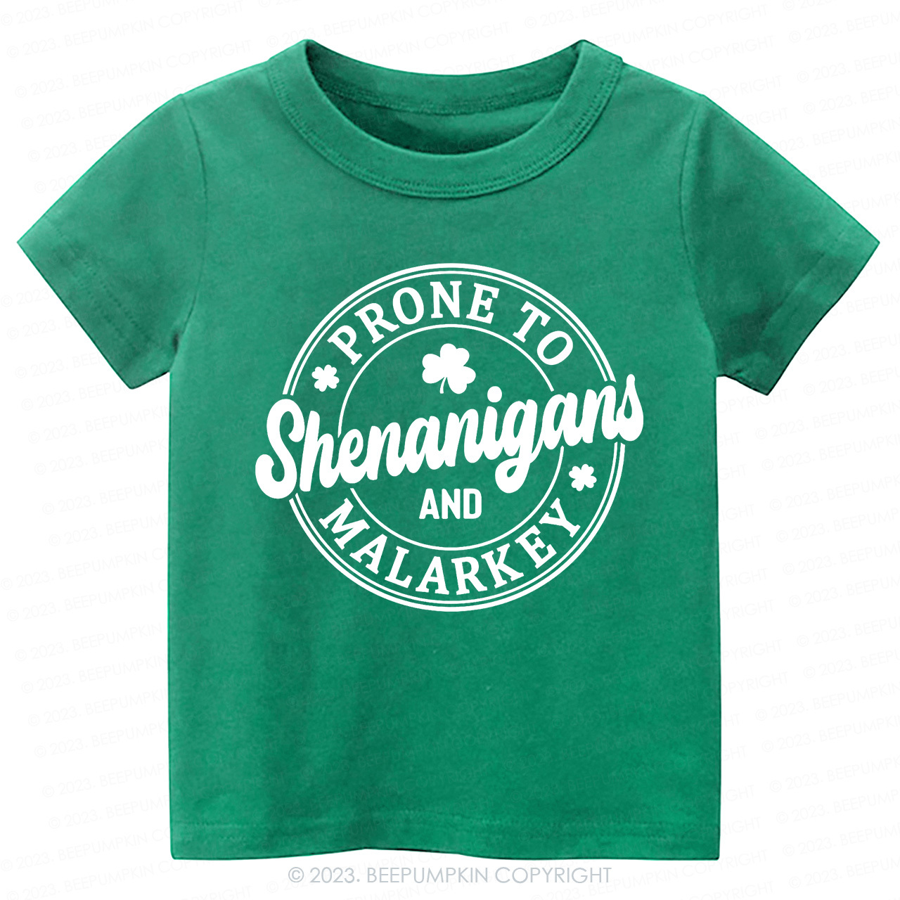 Prone To Shenanigans And Malarkey St.Patricks Day-Toddler&Kids Tees