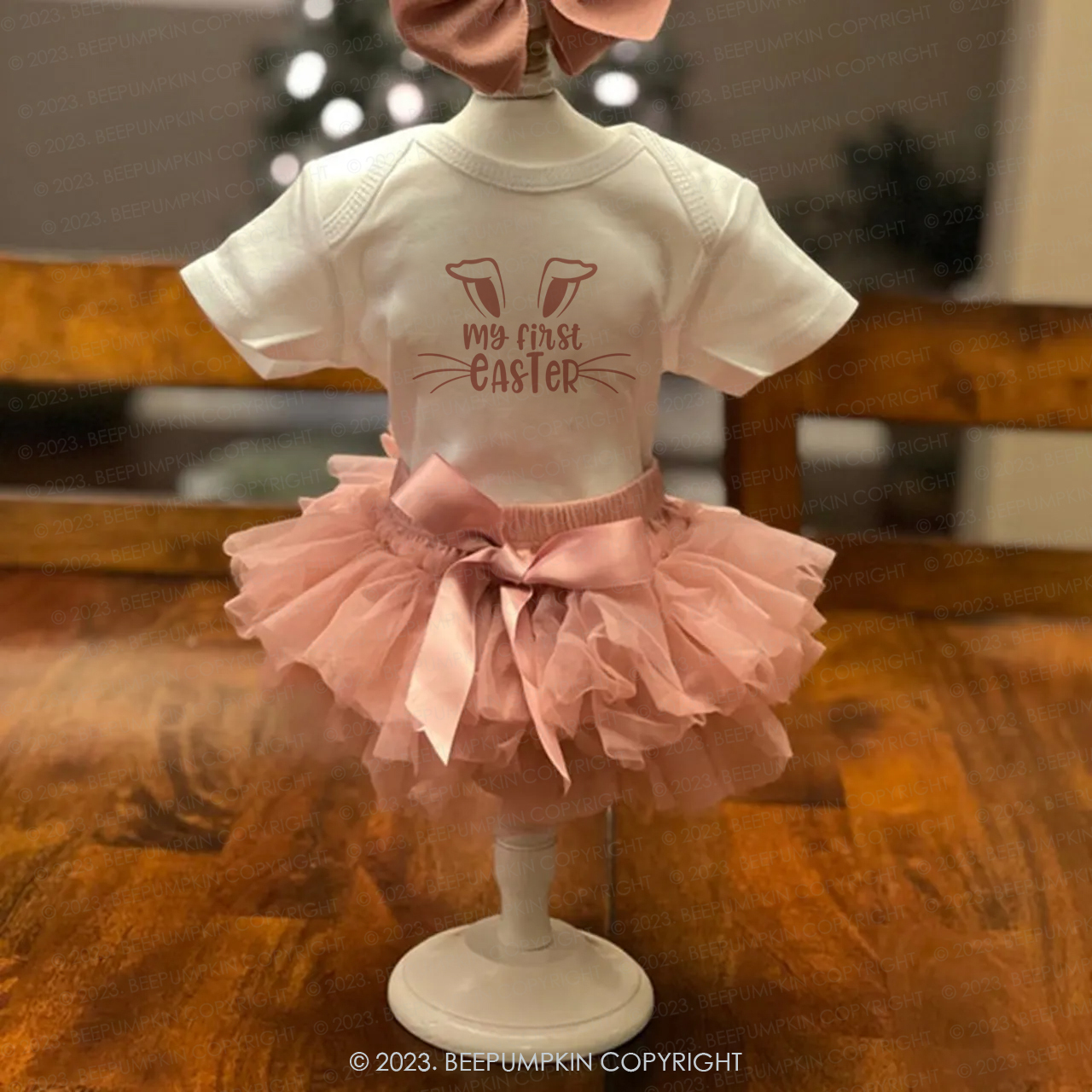 My First Easter Baby Girl Bunny Tutu Oufit Set