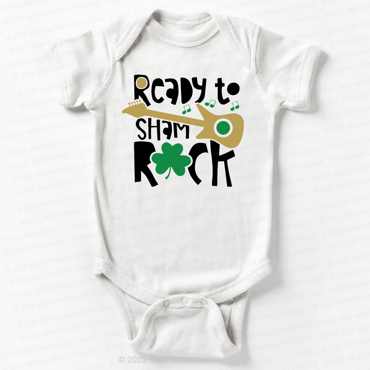 Ready to Shamrock St.Patricks Day Bodysuit For Baby
