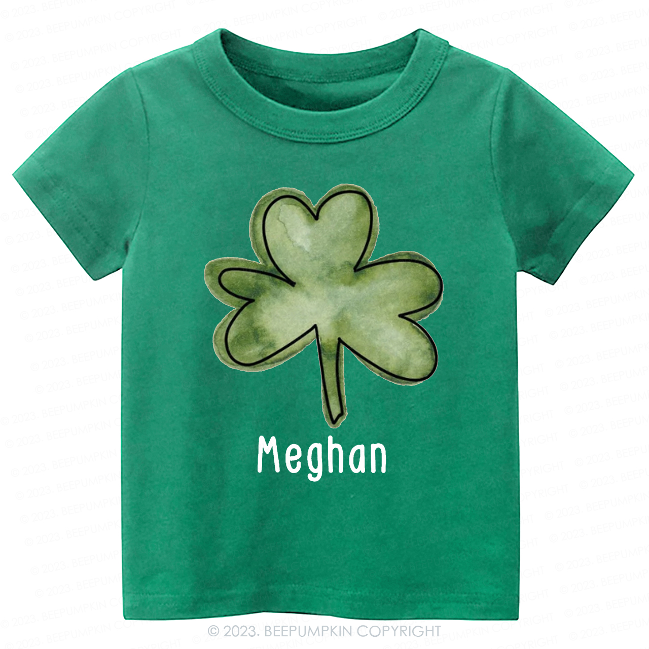 Personalized Shamrock St.Patricks Day -Toddler Tees