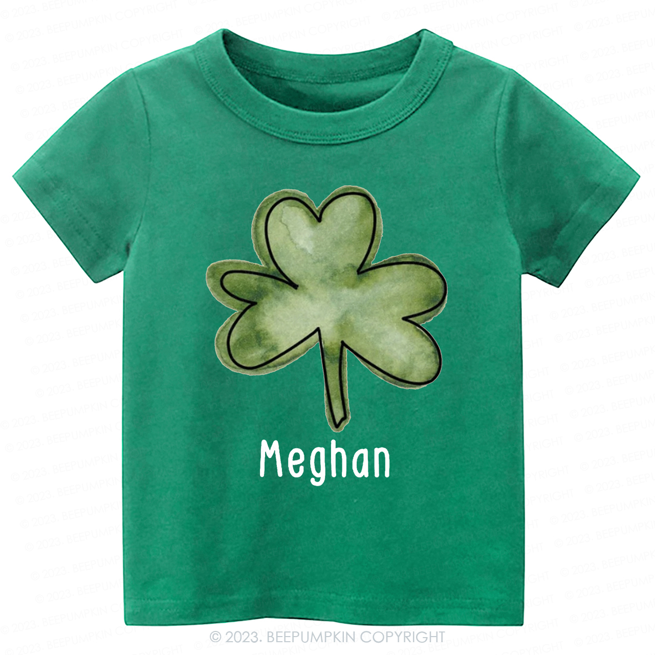 Personalized Shamrock St.Patricks Day -Toddler Tees