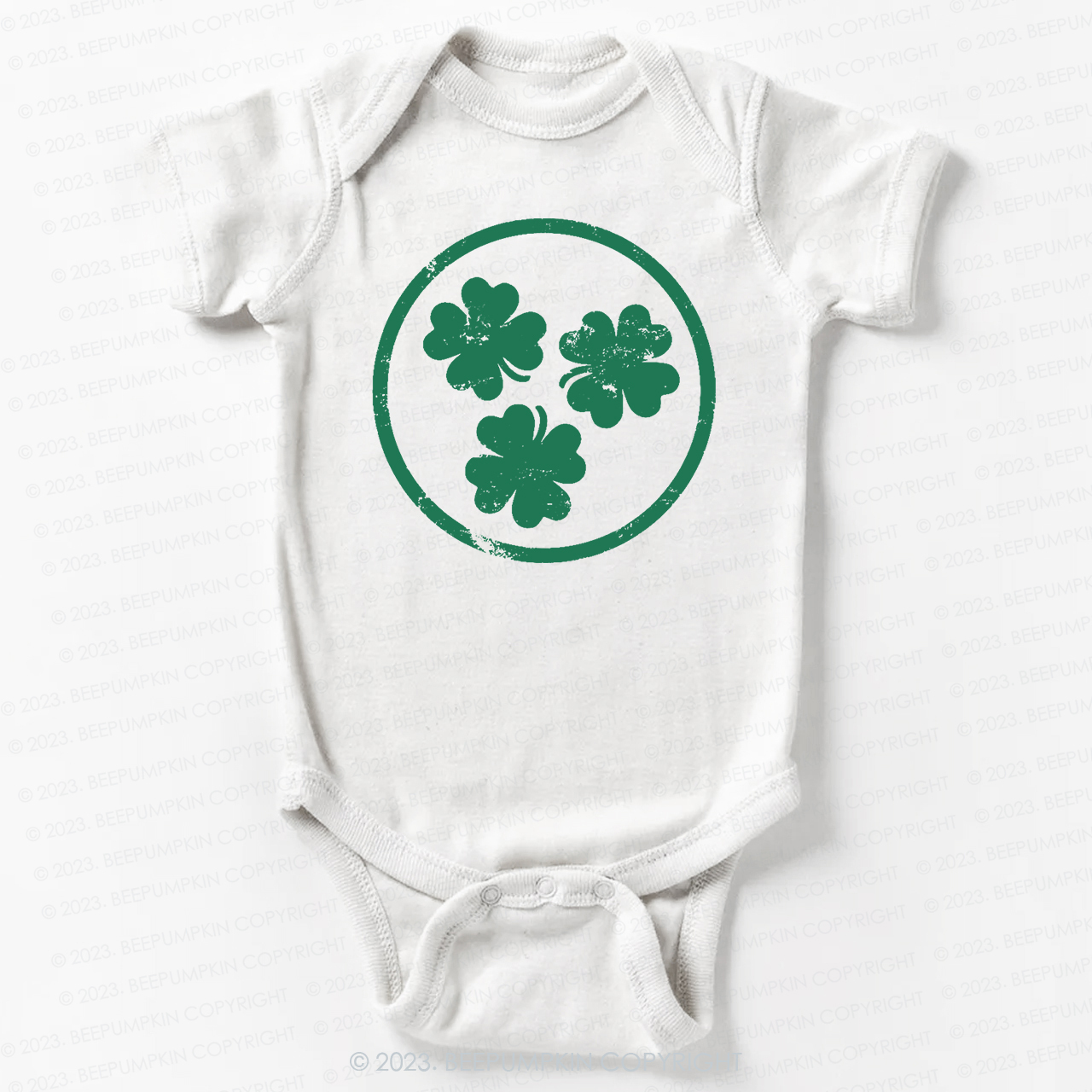 Ring Shamrock St.Patricks Day Bodysuit For Baby