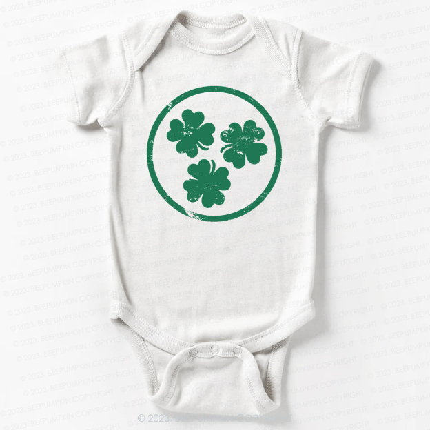 Ring Shamrock St.Patricks Day Bodysuit For Baby