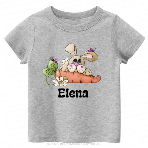 Bugs And Easter Cute Bunny -Toddler Tees