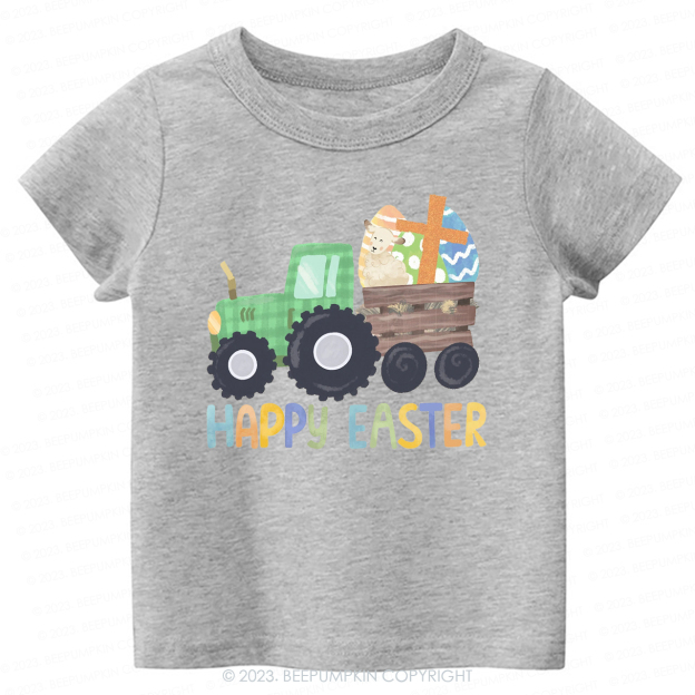 Tractor Easter Egg Hunt-Toddler Tees