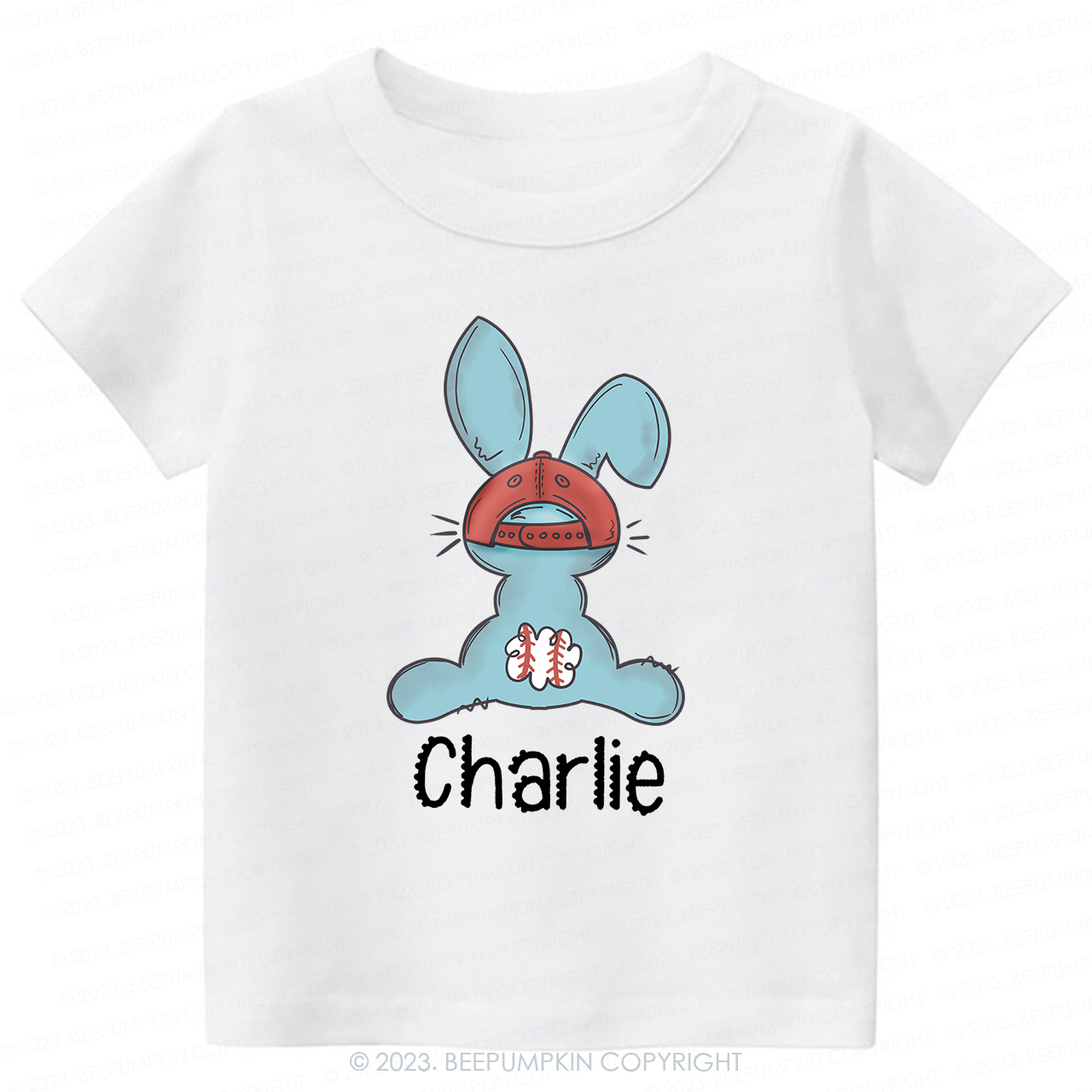 Baseball Easter Bunny-Toddler Tees