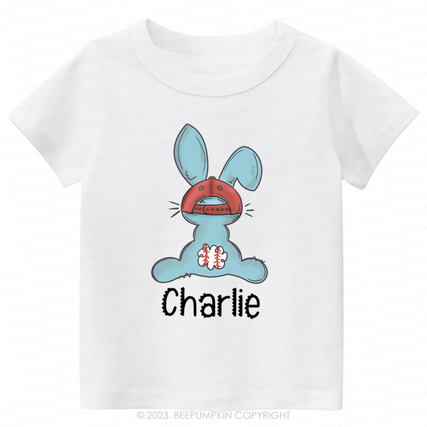 Baseball Easter Bunny-Toddler Tees
