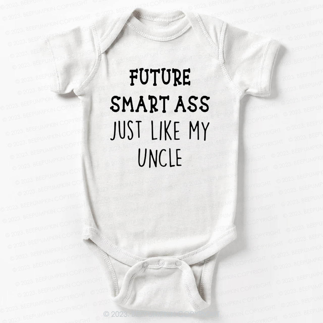 Future Smart Ass Just Like My Uncle Bodysuit For Baby